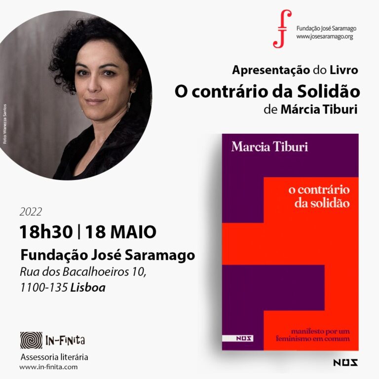 Apresentação do livro “O Contrário da Solidão”, de Márcia Tiburi