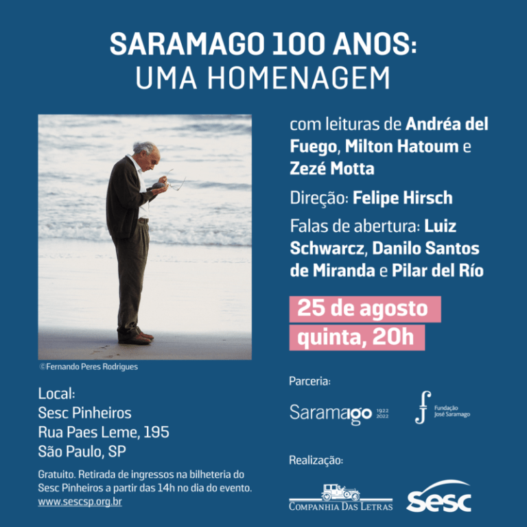 Homenagem da Companhia das Letras a José Saramago