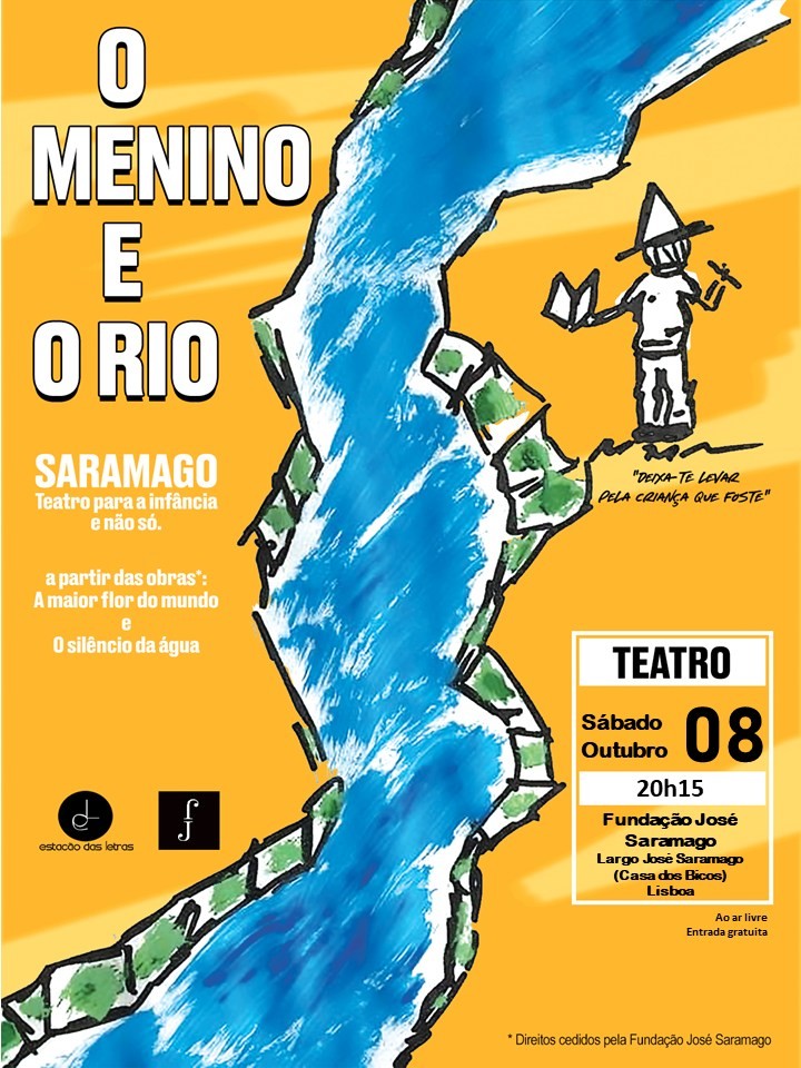 Teatro: «O Menino e o Rio», com Tiago Duarte e Paulo Santos