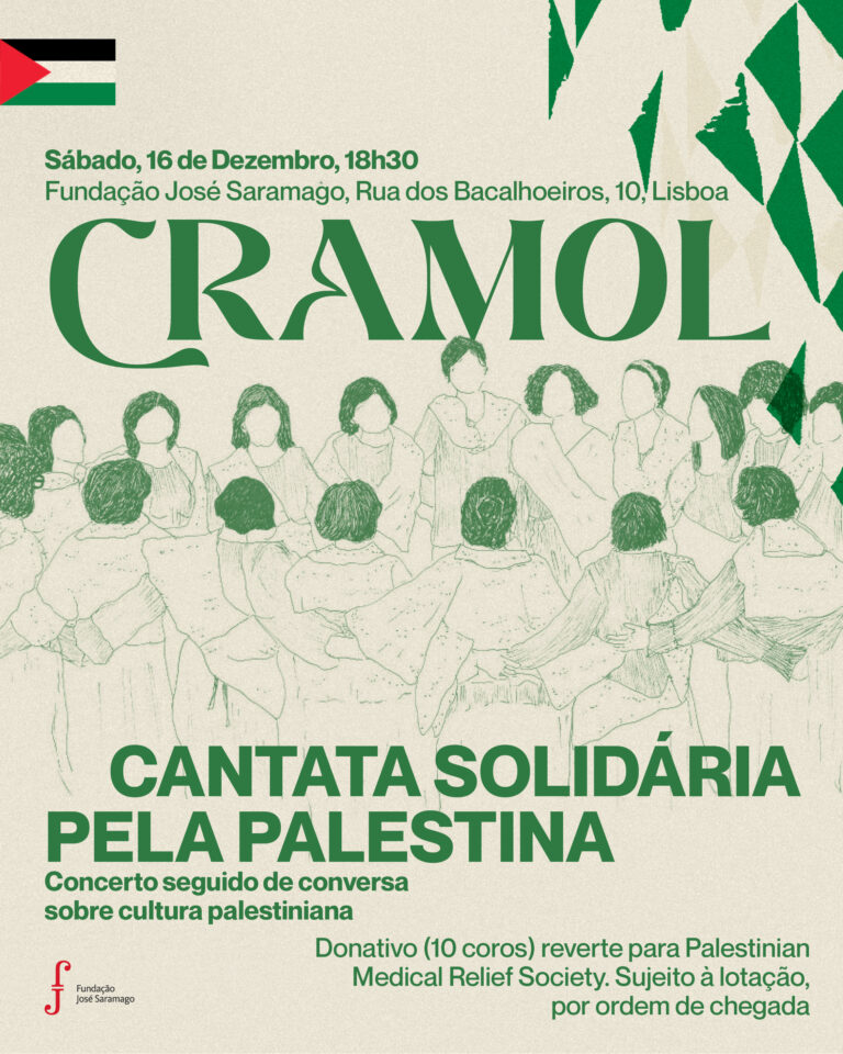 Coro Cramol, cantata solidária para a Palestina