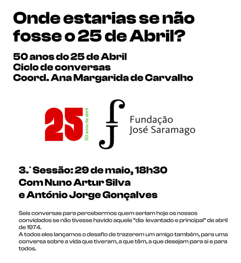 Onde estarias se não fosse o 25 de Abril? – Nuno Artur Silva e António Jorge Gonçalves