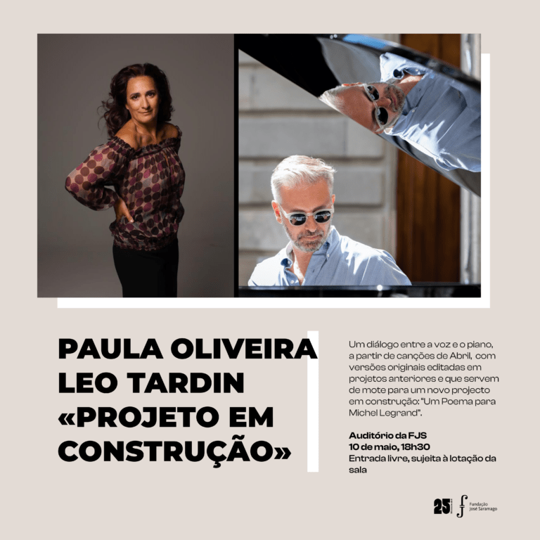Concerto: “Projeto em construção”, Paula Oliveira e Leo Tardin