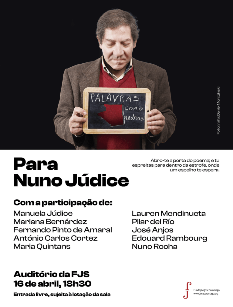 Para Nuno Júdice – uma homenagem ao poeta